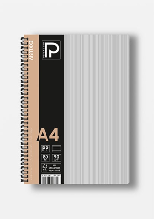 CAIET A4 80F 90G LINII SPIRA DUBLA BLACK EDITION 24000449 [2]