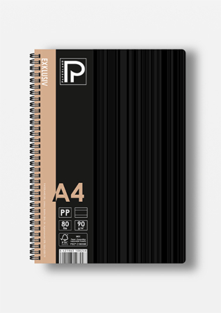 CAIET A4 80F 90G PATRATELE SPIRA DUBLA BLACK EDITION 24000448 [1]