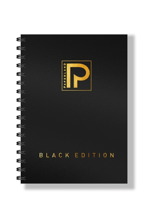 Caiete scolare - CAIET A5 96F 70G PATRATELE SPIRA DUBLA BLACK EDITION 24800046