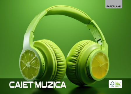 Caiete scolare - PA CAIET MUZICA A4 24F LANDSCAPE 24000450