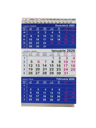CALENDAR TRIPTIC BIROU 2026 21400029/21400040 [2]
