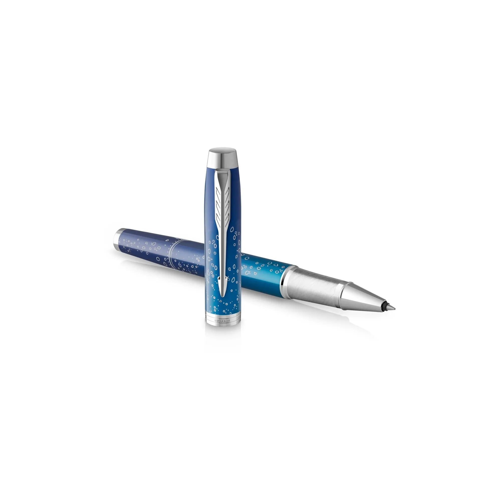 INSTRUMENTE SCRIS DE LUX SI CADOURI - PARKER ROLLER IM PREMIUM THE LAST FRONTIER SUBMERGE ALBASTRU CT 160461