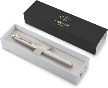 PARKER STILOU IM PREMIUM MONOCHROME CHAMPAGNE PENITA F 161078 [1]