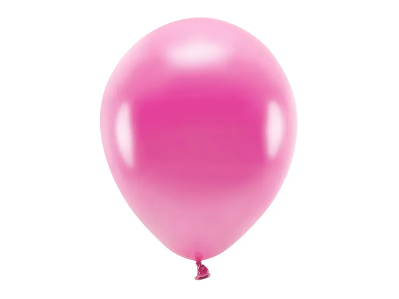 ARTICOLE PARTY - BALOANE Eco Balloons 30cm, metallic, fuchsia 10/set ECO30M-080-10