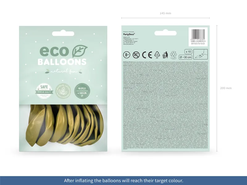 BALOANE Eco Balloons 30cm, metallic, light gold 10/set ECO30M-019J-10 [1]