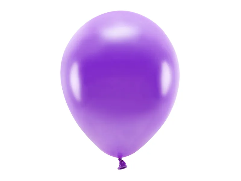 ARTICOLE PARTY - BALOANE Eco Balloons 30cm, metallic, violet 10/set ECO30M-014-10
