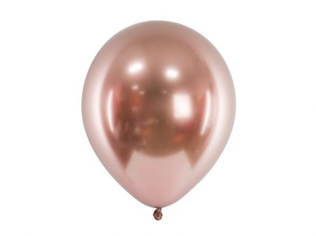 Baloane si accesorii - PD BALOANE Glossy Balloons 30cm rose gold 10/SET CHB1-019R-10