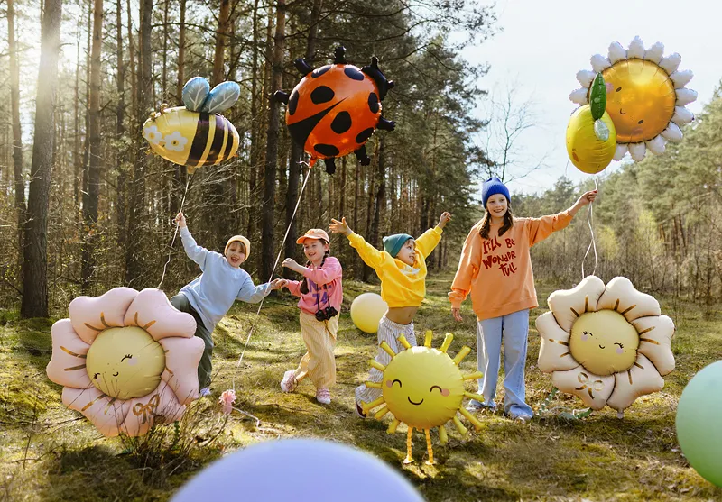 PD BALON FOLIE ALUMINIU Ladybug, 85x83cm, mix FB287 [4]