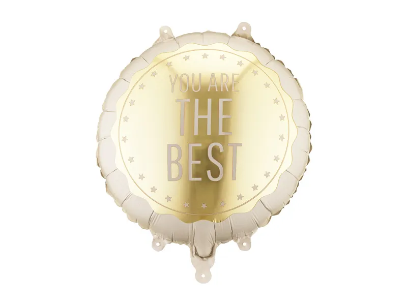Baloane Folie Aluminiu - BALON FOLIE ALUMINIU Round "You Are The Best", 35x35cm, mix FB340