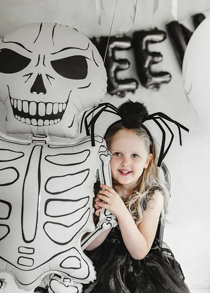 BALON FOLIE ALUMINIU Skeleton XXL, 46 X 129cm, mix FB303 [4]