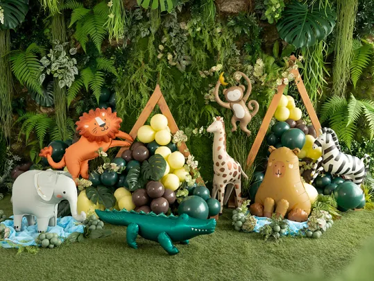 BALON FOLIE ALUMINIU Standing foil, Giraffe, 49x114cm, mix FB391 [2]