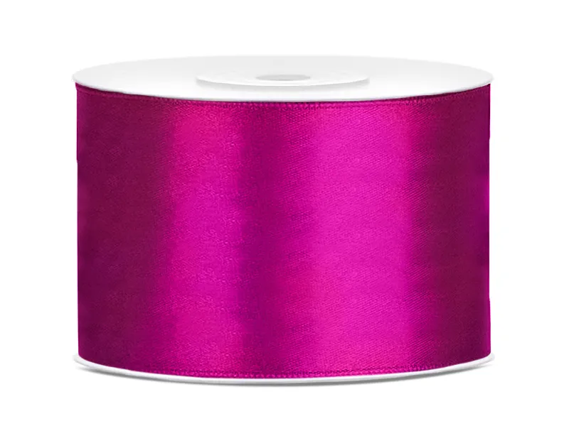 Banda satin - BANDA SATIN, Satin Ribbon, fuchsia, 50mm/25m TS50-080