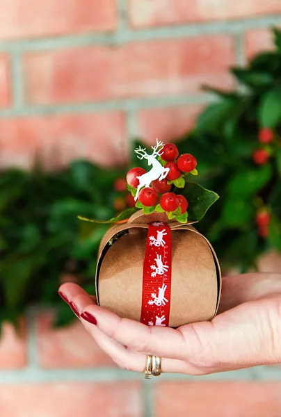 HOBBY - PD CUTIE, Boxes, kraft, 6x6x5.5cm 10/SET PUDP23