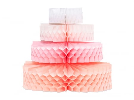Decoratiuni Party - PD DECORATIUNI DIN HARTIE PENTRU TORT Tissue paper, 23cm, mix DB7