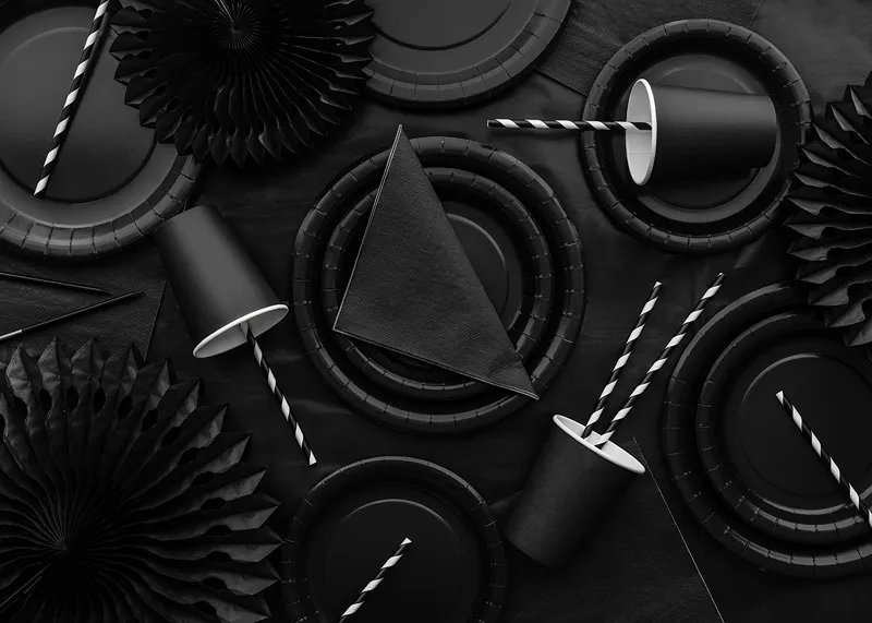 FARFURII CARTON Black, 18cm, 6/set TPP90-010 [1]