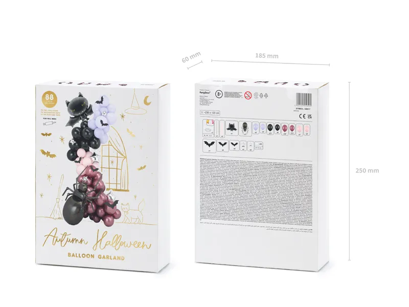 GHIRLANDA DIN BALOANE Halloween, mix, 2.3 x 1.2m GBN17 [4]