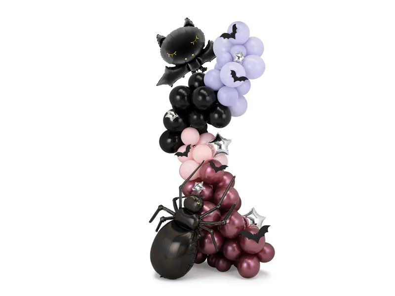 Bannere/ Ghirlande/ Cordoane - GHIRLANDA DIN BALOANE Halloween, mix, 2.3 x 1.2m GBN17