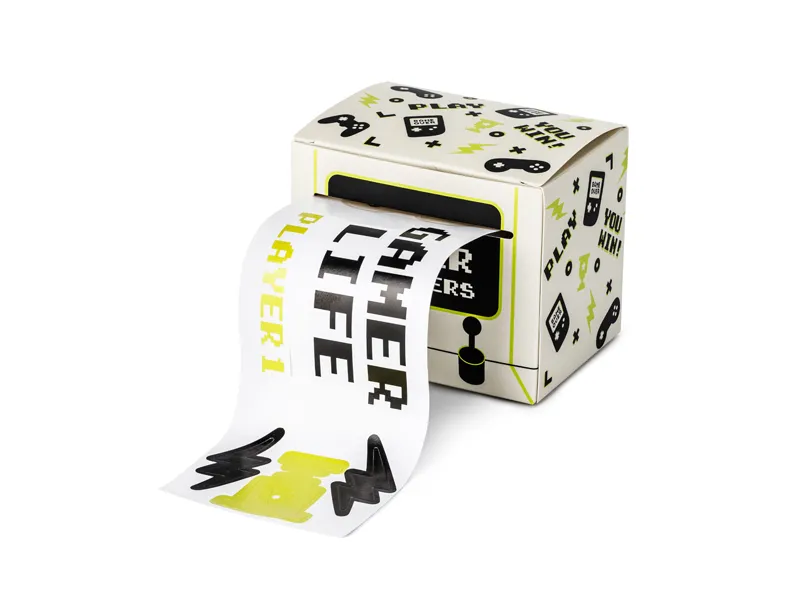 RECHIZITE SCOLARE - MINI ROLA STICKERE 270CM, 36 BUC, GAMER MIX, NR2