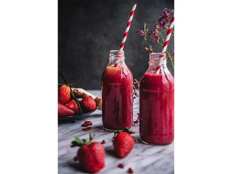 PAIE DIN HARTIE PENTRU BAUTURI Rosu, 19.5cm 10/set SPP1-007 [5]