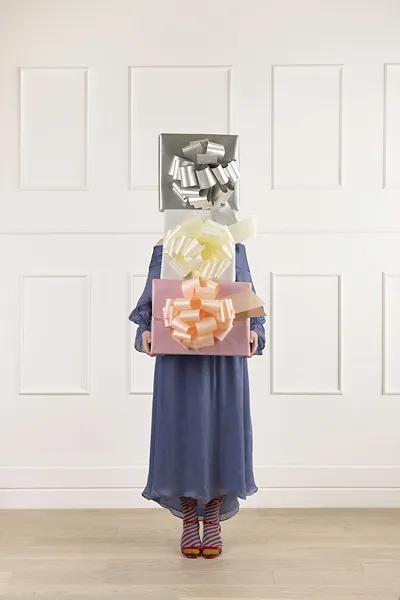 PD PANGLICA DECORATIVA, Bow pale powder pink, 30cm KOZ1P-081PJ [1]