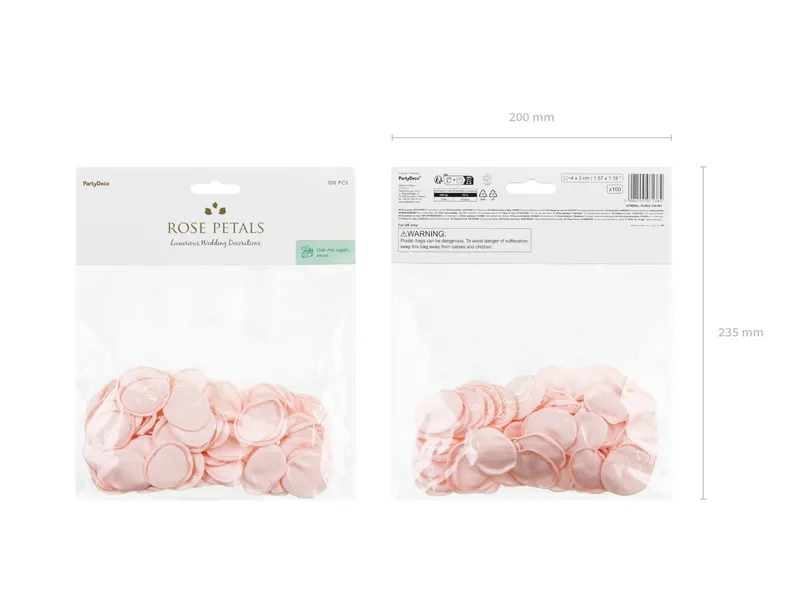 PD PETALE TRANDAFIR, Rose petals in a bag, pink 100/SET PLRD2-100-081 [5]