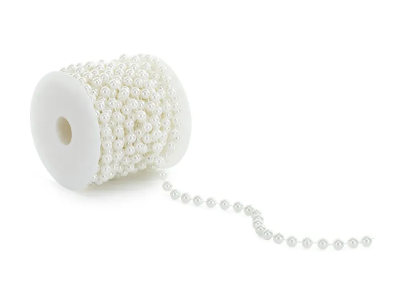 HOBBY - PD SNUR DIN PERLE ALBE DECOR 10M SZP2-070