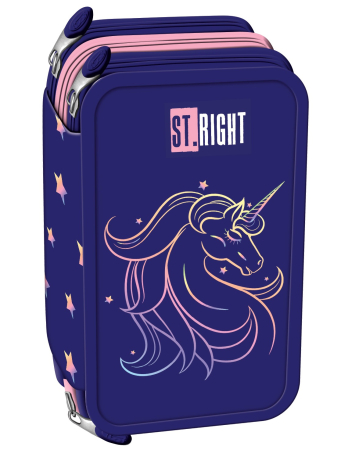 RECHIZITE SCOLARE IPB - Penar Echipat 3 Fermoare St.Right Unicorn Glow 300936