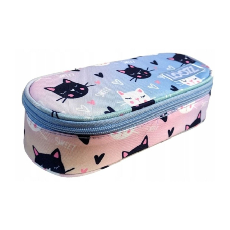 Penare/ Etuiuri/ Necessaire - Penar Neechipat 1 Fermoar St.Right Happy Cats 713897