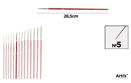 Pensule scolare bucata - PENSULA PROFESIONALA IPB VF. SINTETIC ROTUND NR. 5 PP347-06