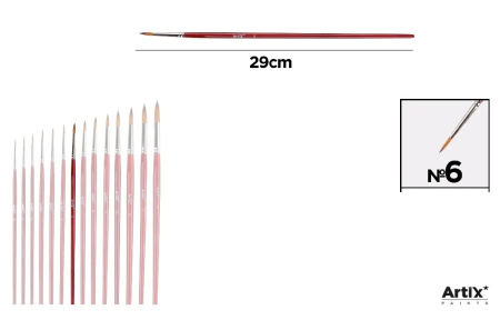 Pensule scolare bucata - PENSULA PROFESIONALA IPB VF. SINTETIC ROTUND NR. 6 PP347-07