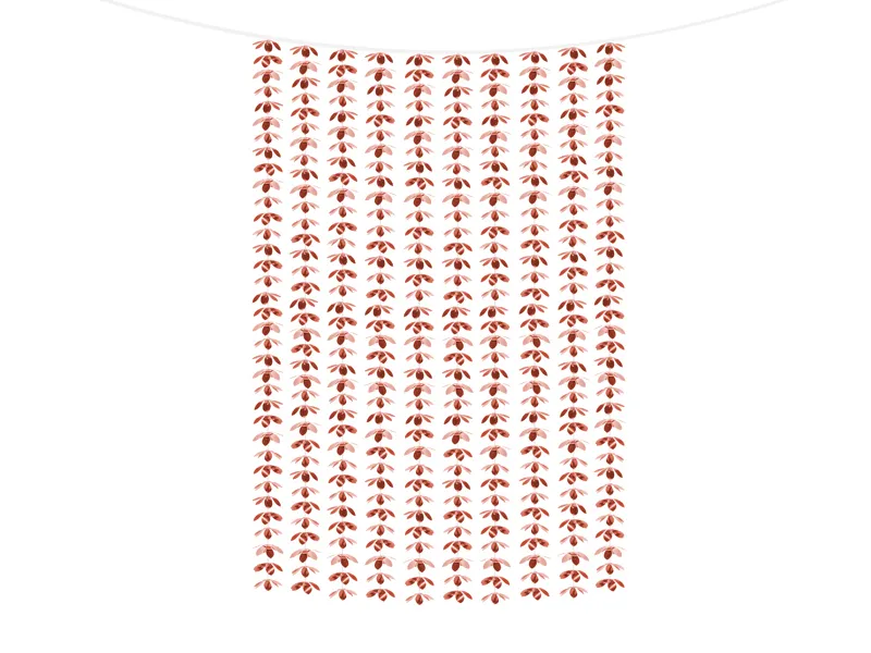 Perdea Decorativă Flori Aur Roz 100x210cm GNT1-019R [1]