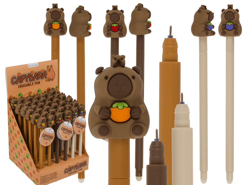 Instrumente pentru scris kids - Pix cu Radieră 18cm Capybara 29/2631 - Șterge & Scrie - ipb.ro