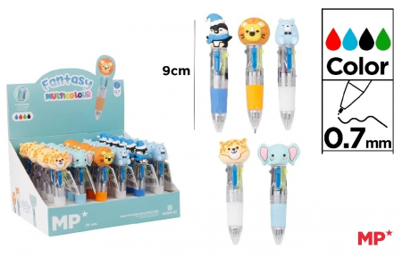 Instrumente pentru scris kids - PIX IPB 0.7MM FANTASY ANIMALE 4 CULORI PE354-03