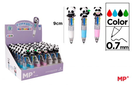 Instrumente pentru scris kids - PIX IPB 0.7MM FANTASY PANDA 4 CULORI PE354-06