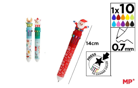 Articole de Papetarie Craciun - PIX IPB 10 CULORI FANTASY MOTIV CRACIUN PE253-36