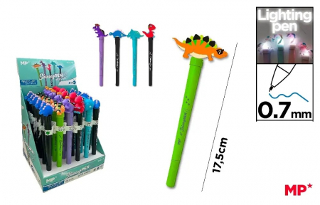 Instrumente pentru scris kids - PIX IPB CU LED FANTASY DINOZAUR PE267-15