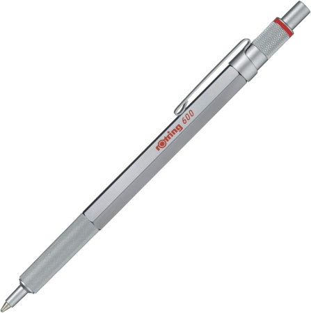 Pixuri si rollere lux - Pix rOtring Metal 600 Argintiu