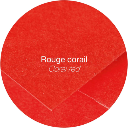 Set 20 Plicuri Pătrate Clairefontaine Roșu Coral 14x14 [4]