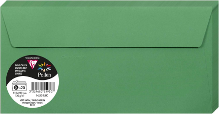 HARTIE PRODUSE DIN HARTIE - PLIC CLAIREFONTAINE DL 20/SET VERDE SAFIR 5595C