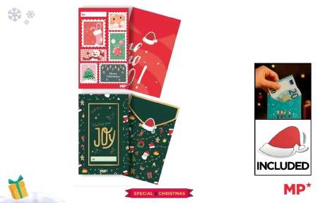 Felicitari Craciun - PLIC PENTRU BANI IPB 17.5*11.5CM CRACIUN CH57052-2