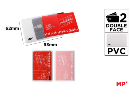 MIJLOACE DE PREZENTARE - Portcard IPB 2 Fețe PVC Transparent PA221-S