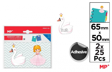 Stickere pt copii - POST-IT TIP ETICHETE IPB 65*50MM 2*25BUC/SET PN147-03