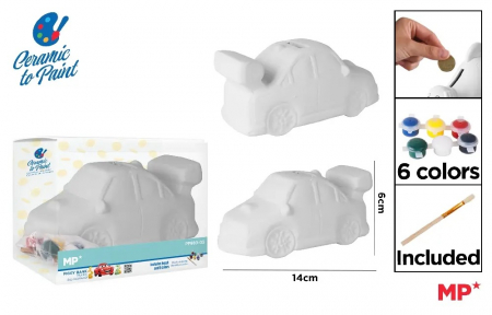 Ceramica - PUSCULITA CERAMICA IPB PENTRU PICTAT, 6 CULORI + PENSULA PP950-05