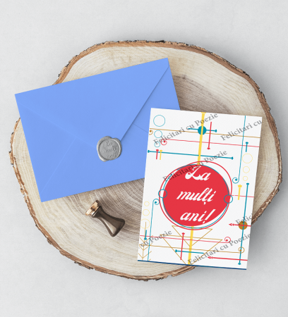 QUI FELICITARI CU POEZIE IN LIMBA ROMANA SI SIGILIU AUTOCOLANT  DIVERSE MODELE [30]