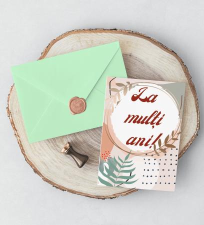 QUI FELICITARI CU POEZIE IN LIMBA ROMANA SI SIGILIU AUTOCOLANT  DIVERSE MODELE [3]