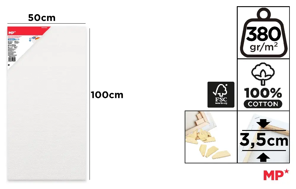 FINE ARTS&GRAPHICS - RAMA CU PANZA IPB 50*100CM 380GR PP99-50100