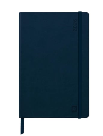 Agende 2026 - AGENDA A5 2026, DATATA SAPTAMANAL, CU ELASTIC, ALBASTRU INCHIS 194735C