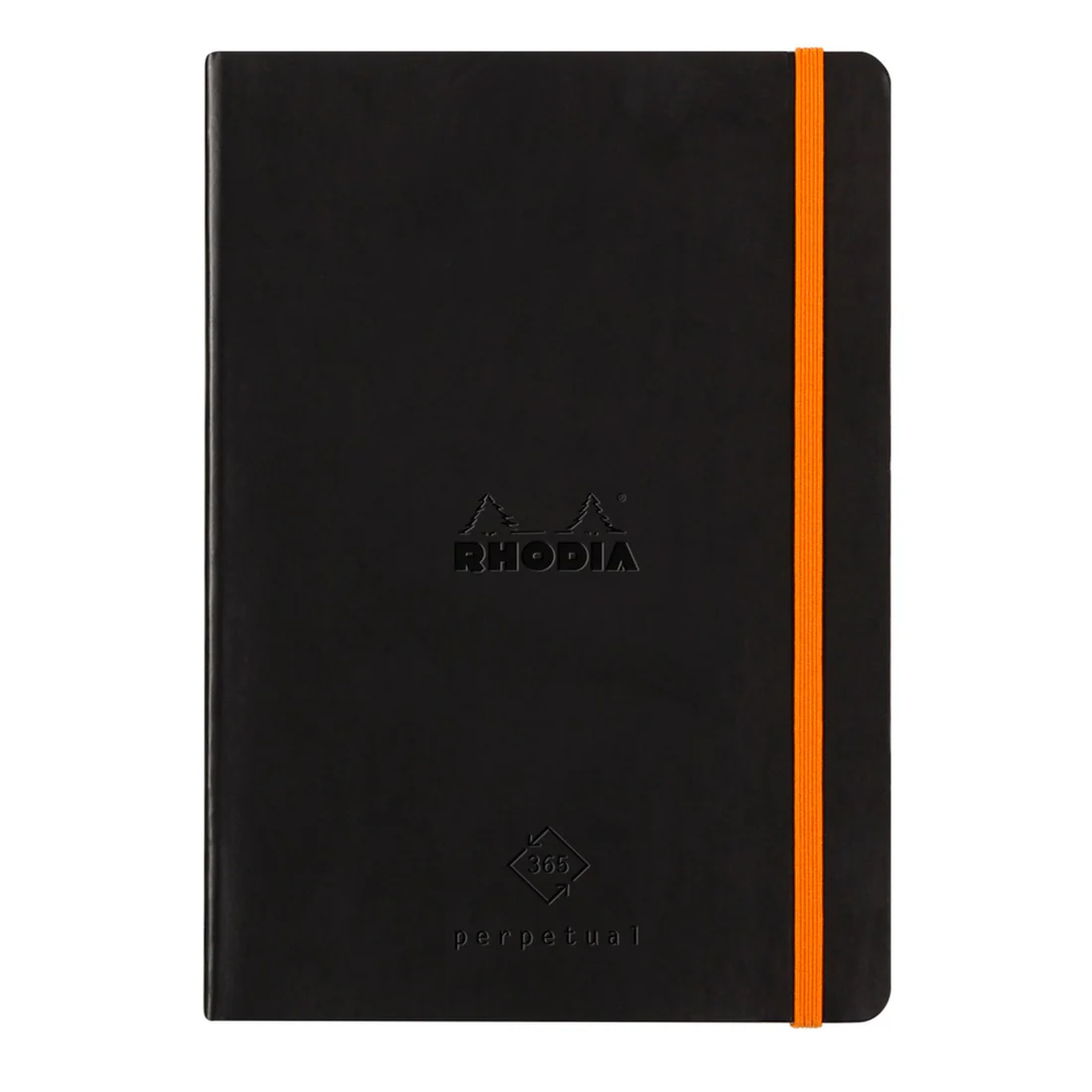 RH AGENDA A5 CU ELASTIC 64F SAPTAMANALA NEDATATA RHODIA PERPETUAL PIELE NEAGRA 117182C [0]