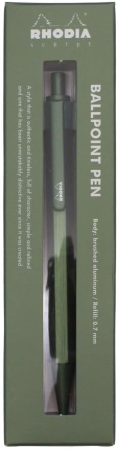 PIX CLICK 0.7MM RHODIA SCRIPT METALIC VERDE SALVIE 9387C [4]