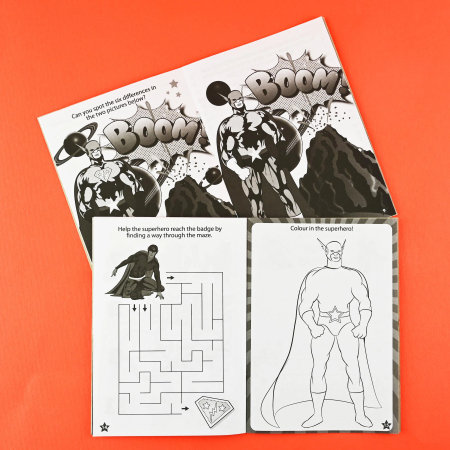 CARTE PENTRU ACTIVITATI EDUCATIVE A6 PUZZLE BOOK SUPER HERO 28054 [1]